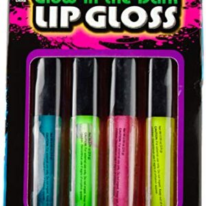 Rhode Island Novelty Assorted Color Glow In The Dark Lip Gloss (4)