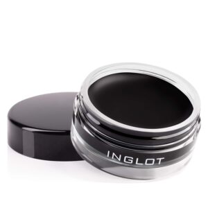 inglot amc eyeliner gel 77 | gel eyeliner matte | black eyeliner | high intensity pigments | 5.5 g | 0.19 us oz