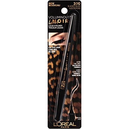 L'Oreal Paris Voluminous Smoldering Eyeliner, Blackest Black (Packaging May Vary)