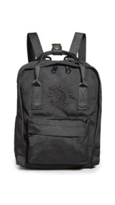 fjallraven women's re-kanken mini, black, one size