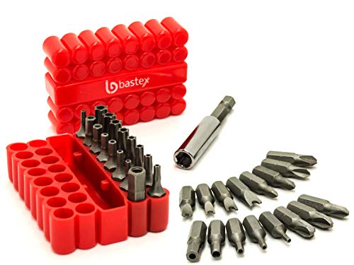 Bastex Tamper Proof Security Screw Hex Bit Head Set