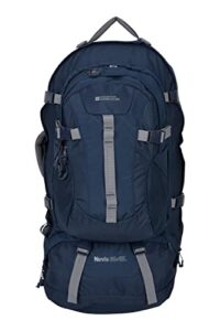 mountain warehouse nevis extreme 65 + 15 litre backpack navy