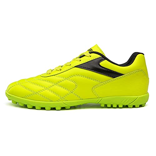 LEADER SHOW Women's Performance Turf Soccer Shoe Outdoor Athletic Football Cleats Shoes (8.5, Green)