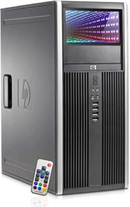 hp compaq elite 8000 minitower pc - intel core 2 duo 3.0ghz 8gb 500gb dvd windows 10 professional (renewed)