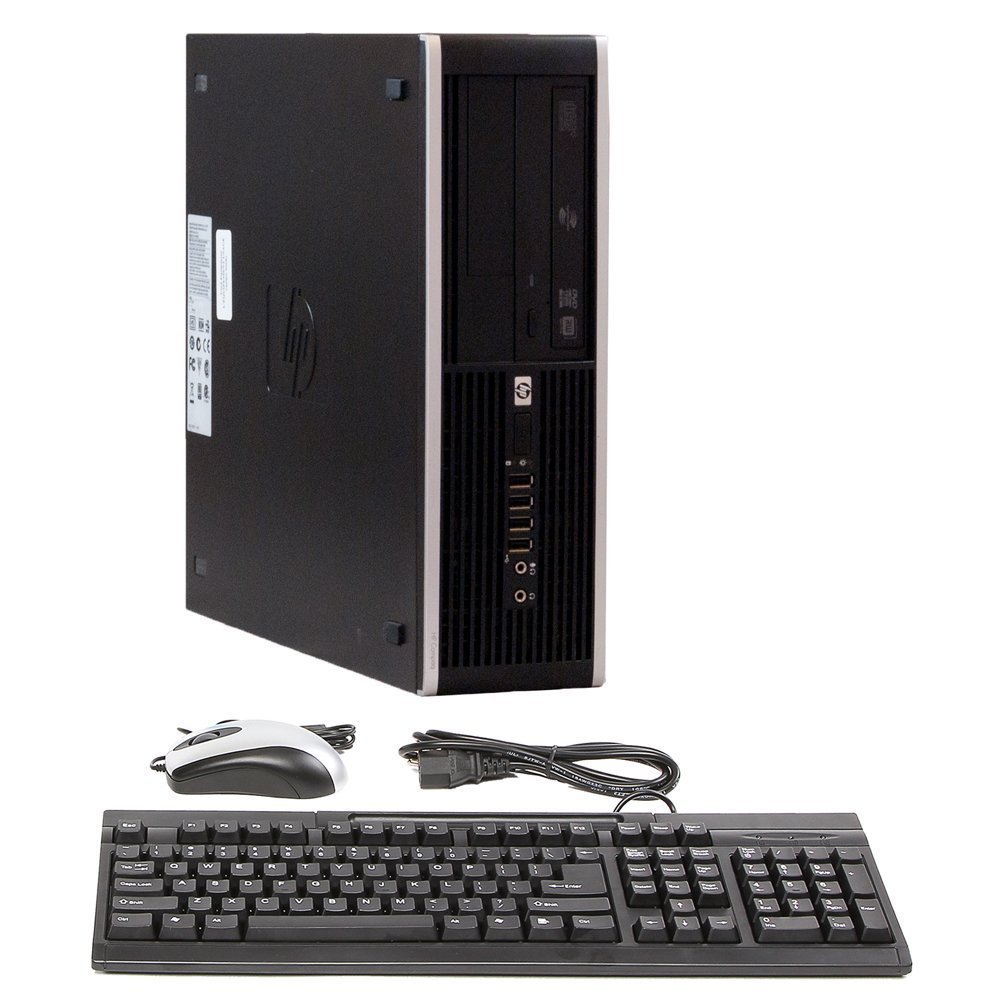 HP Elite 6000 SFF Desktop PC - Intel Core2Duo 3.0GHz 8GB 250GB DVD Windows 10 Pro (Renewed)