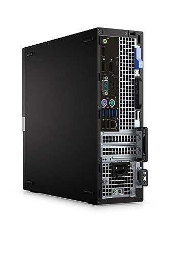 Dell HNHKX OptiPlex 7040 SFF Small Desktop (Intel Core i7-6700, 16GB 2133MHz DDR4 RAM, 256G SSD, Windows 10 Pro, Black)