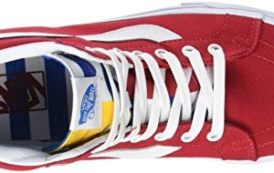 Vans Unisex SK8-Hi Reissue (1966) Mens Skateboarding-Shoes VN-A2XSBMXE, Red/Blue, US Men 4