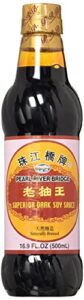 pearl river bridge superior dark soy sauce, plastic bottles, 16.9 oz