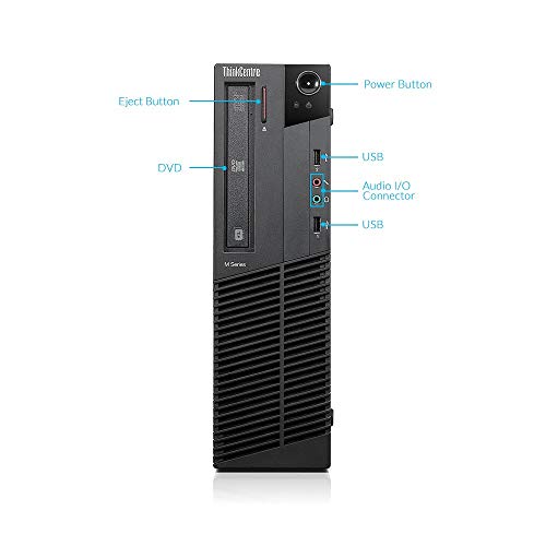 Lenovo ThinkCentre M91p High Performance Small Factor Desktop Computer, Intel i5 6M Cache 3.7GHz, 8GB Ram, 500GB HDD, DVD Burner, Windows 10 Professional (Renewedd)