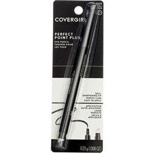 covergirl eyeliner charcoal self sharpening pencil (pack of 3)