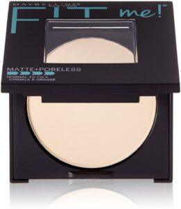 maybelline new york fit me matte + poreless foundation powder, translucent [100] 0.30 ounce