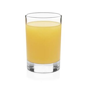 libbey heavy base juice glass (set of 4), 5.5 oz, clear