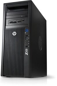 hp z420 workstation computer 8 core intel e5 2670 up to 3.3ghz cpu 20mb cache -64gb ddr3 ecc ram - new 1tb ssd 4tb hd - nvidia quadro m4000 8g ddr5 - 3d rendering and designing (renewed)