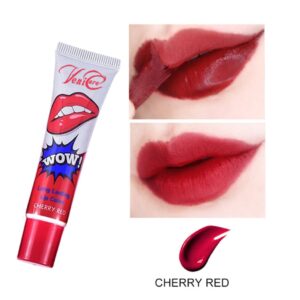 6-PACK Peel-Off Colored Lip Stain Gloss + Applicator Stick | Variety of SIX Luscious, Sexy Colors | Apply, Let Dry, Peel Away, and Look Beautiful!