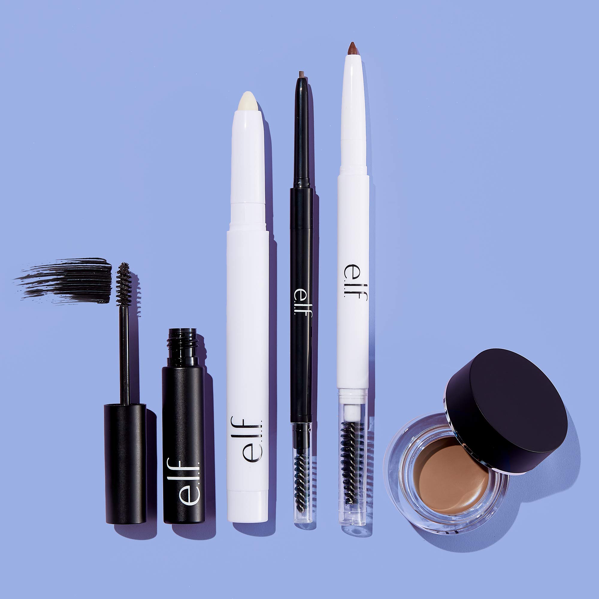 e.l.f. Shape & Stay Brow Pencil Universal Formula, 0.6 oz. Clear