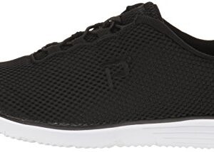 Propét Womens TravelFit Prestige Walking Shoe, Black, 9.5 XX-Wide US