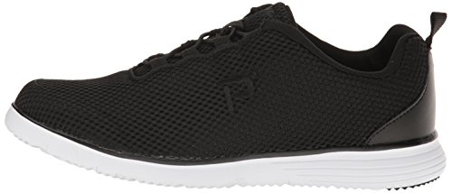 Propét Womens TravelFit Prestige Walking Shoe, Black, 9.5 XX-Wide US