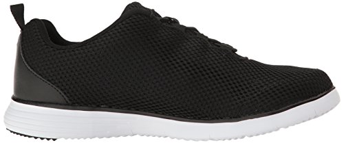 Propét Womens TravelFit Prestige Walking Shoe, Black, 9.5 XX-Wide US