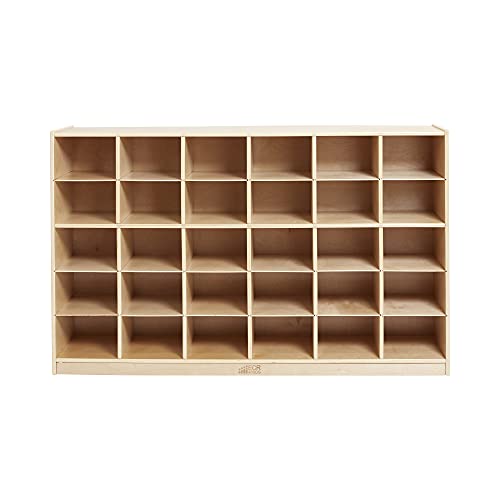 ECR4Kids ECRKids Storage & Organization, 30 Cubbies, Birch Finish