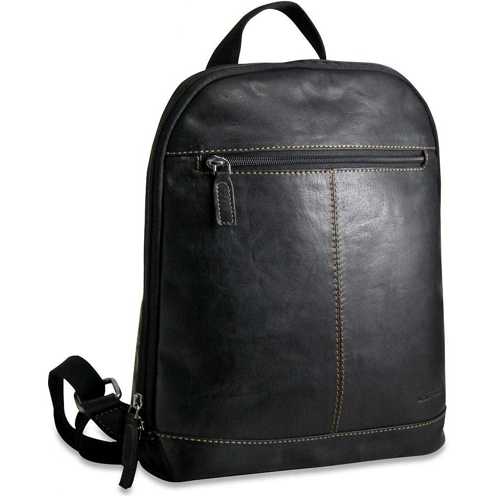 Jack Georges Voyager Small Convertible Backpack/Crossbody #7133 (Black)