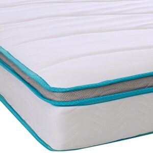 Linenspa 8 Inch Memory Foam and Spring Hybrid Mattress - Medium Firm Feel - Bed in a Box - Quality Comfort and Adaptive Support - Breathable - Cooling - Guest and Kids Bedroom - Twin XL Size