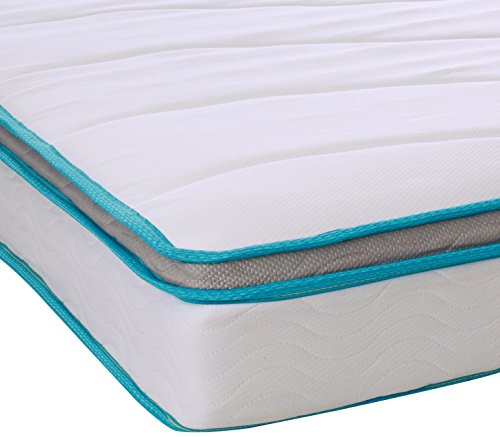 Linenspa 8 Inch Memory Foam and Spring Hybrid Mattress - Medium Firm Feel - Bed in a Box - Quality Comfort and Adaptive Support - Breathable - Cooling - Guest and Kids Bedroom - Twin XL Size