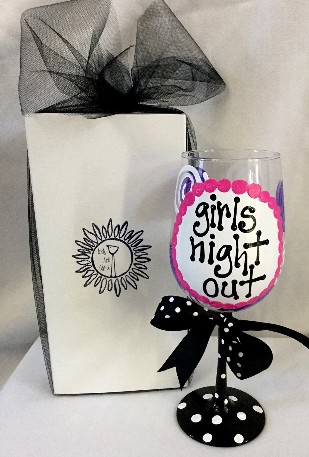 "Girls Night Out" Wine Glass