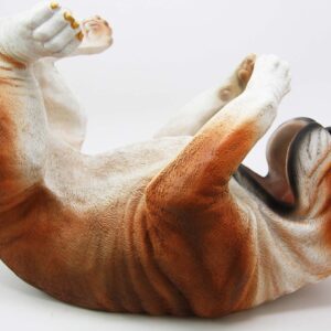 Atlantic Collectibles British Bulldog Canine Dog 10.25" Long Wine Bottle Holder Caddy Figurine