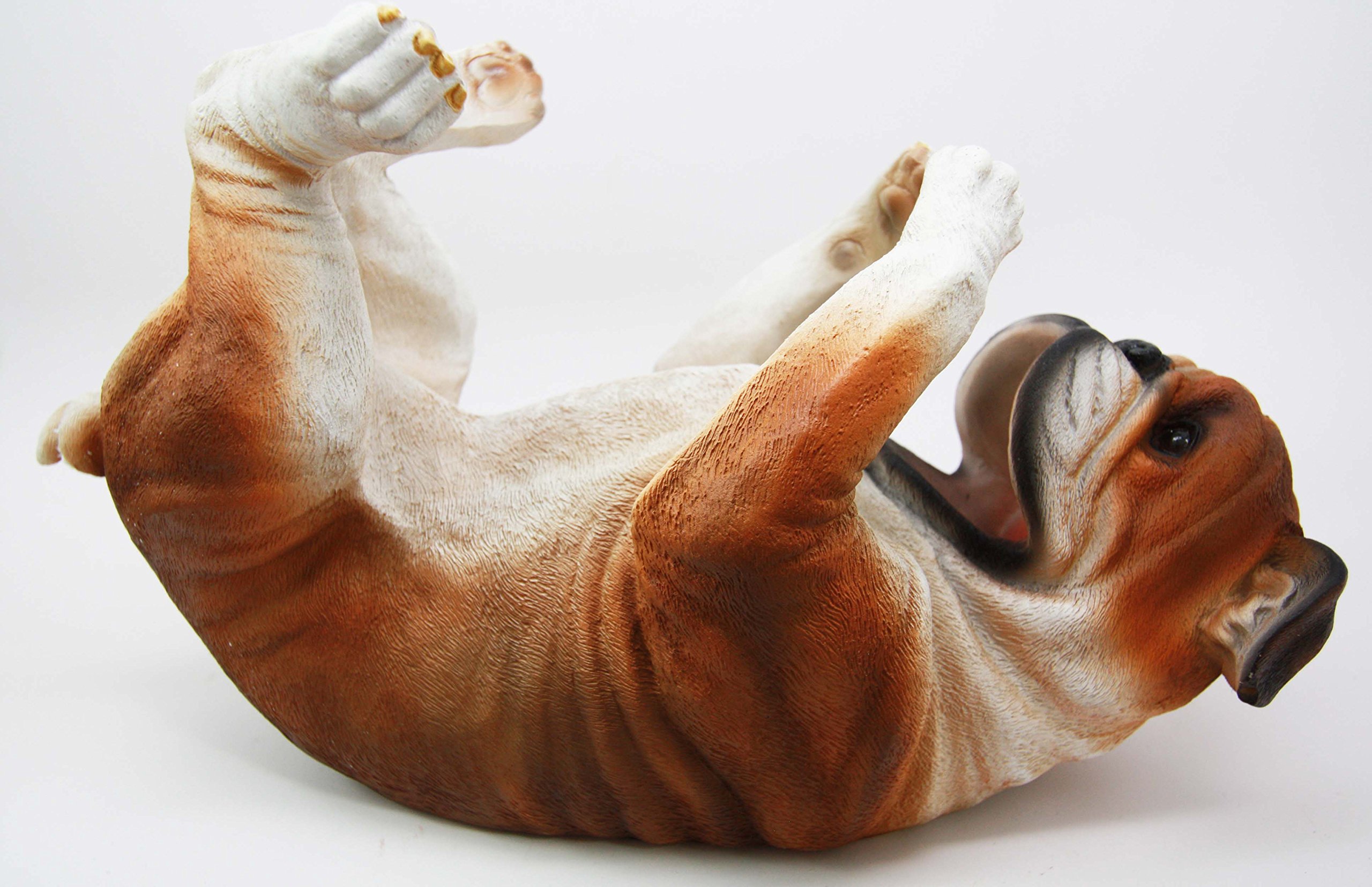 Atlantic Collectibles British Bulldog Canine Dog 10.25" Long Wine Bottle Holder Caddy Figurine
