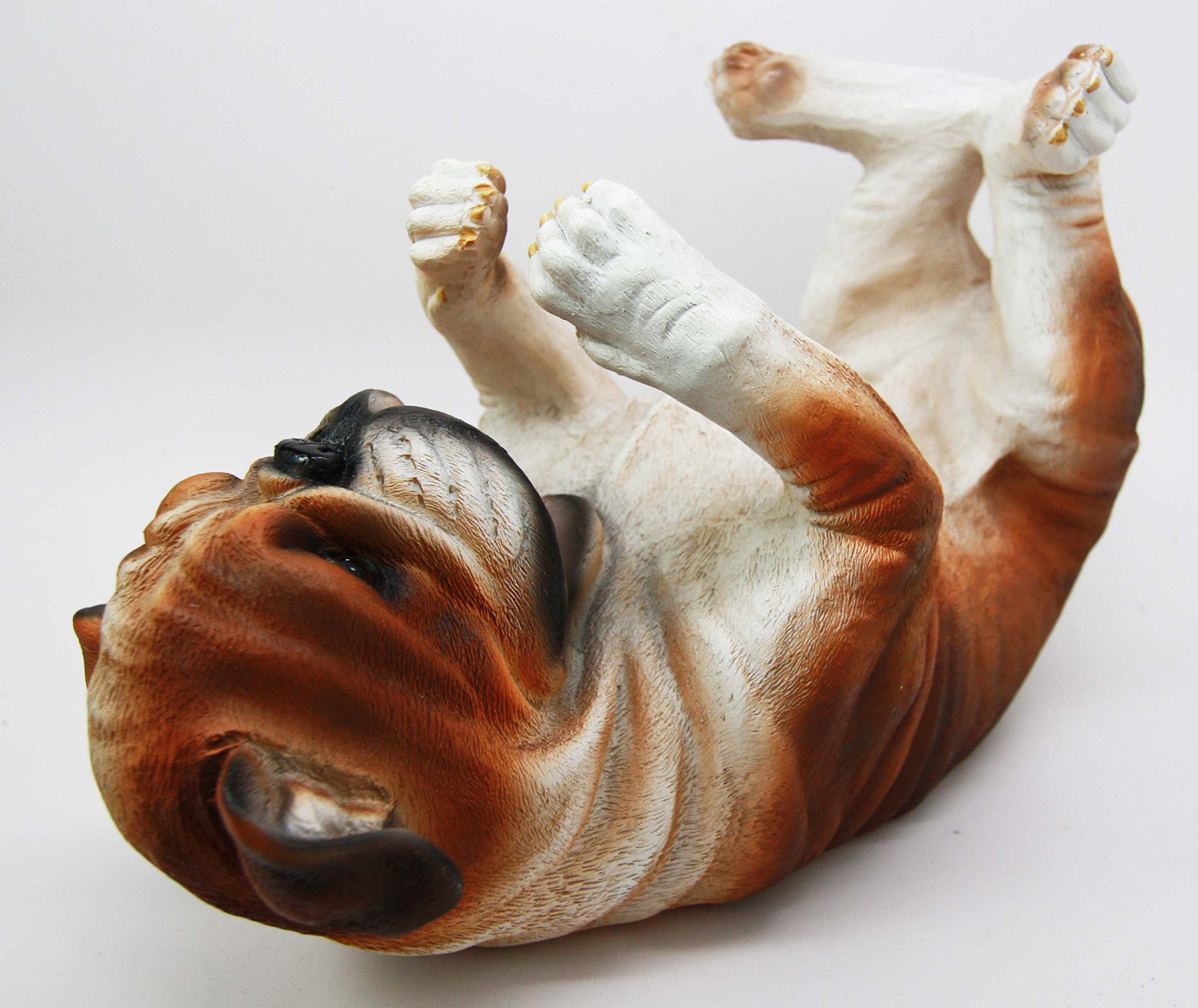 Atlantic Collectibles British Bulldog Canine Dog 10.25" Long Wine Bottle Holder Caddy Figurine