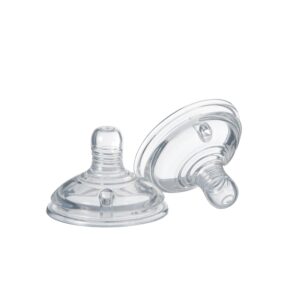 tommee tippee closer to nature medium flow nipples, 2 count