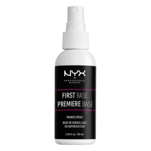 nyx professional makeup first base primer spray, vegan face primer