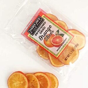 Trader Joe's Sweetened Dried Orange Slices, 5.3 oz / 150 g (Pack of 3)