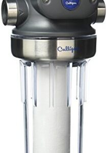 Culligan WH-S200-C Whole-House Sediment Water Filtration System, (clear, black, blue)