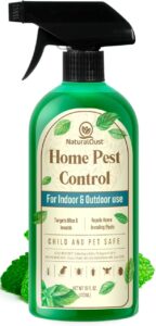 natural oust peppermint oil mouse repellent spray - roach ant spider bug insect killer - eco friendly pest control to repel mice - humane repeller alternative to trap