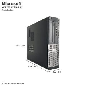 DELL Optiplex 3010 Desktop PC - Intel Core i3-3220 3.1GHz 8GB 250GB DVD Windows 10 Professional (Renewed)']