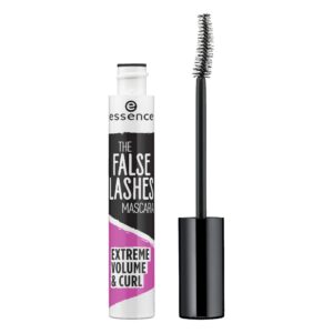 essence | The False Lashes Mascara Extreme Volume and Curl | Vegan & Paraben Free | Cruelty Free - Black