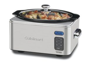 cuisinart 6.5 quart programmable slow cooker with multiple cooking options