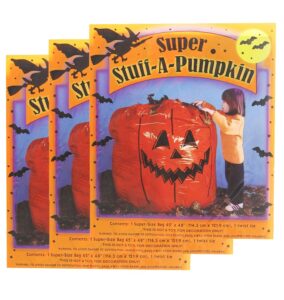 super stuff a pumpkin leaf bags - 3 pack