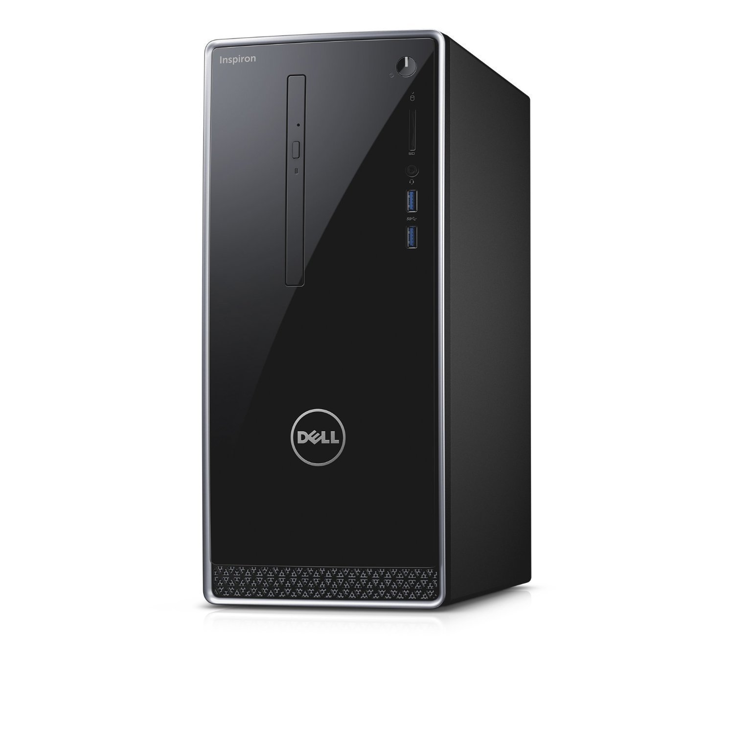 2016 Dell Inspiron 3650 Desktop Black (Intel Core i3-6100 Processor 3.70 GHz, 8GB DDR3L RAM, 1TB HDD, DVD, Wifi, Bluetooth, Windows 7/10 Professional) Keyboard/Mouse Included