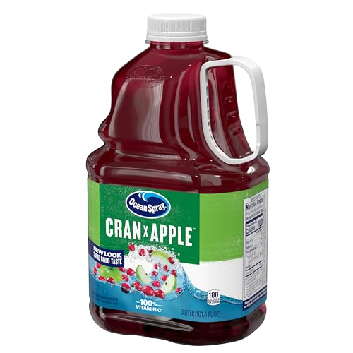 Ocean Spray® Cran-Apple™ Cranberry Apple Juice Drink, 101.4 Fl Oz Bottle (Pack of 1)