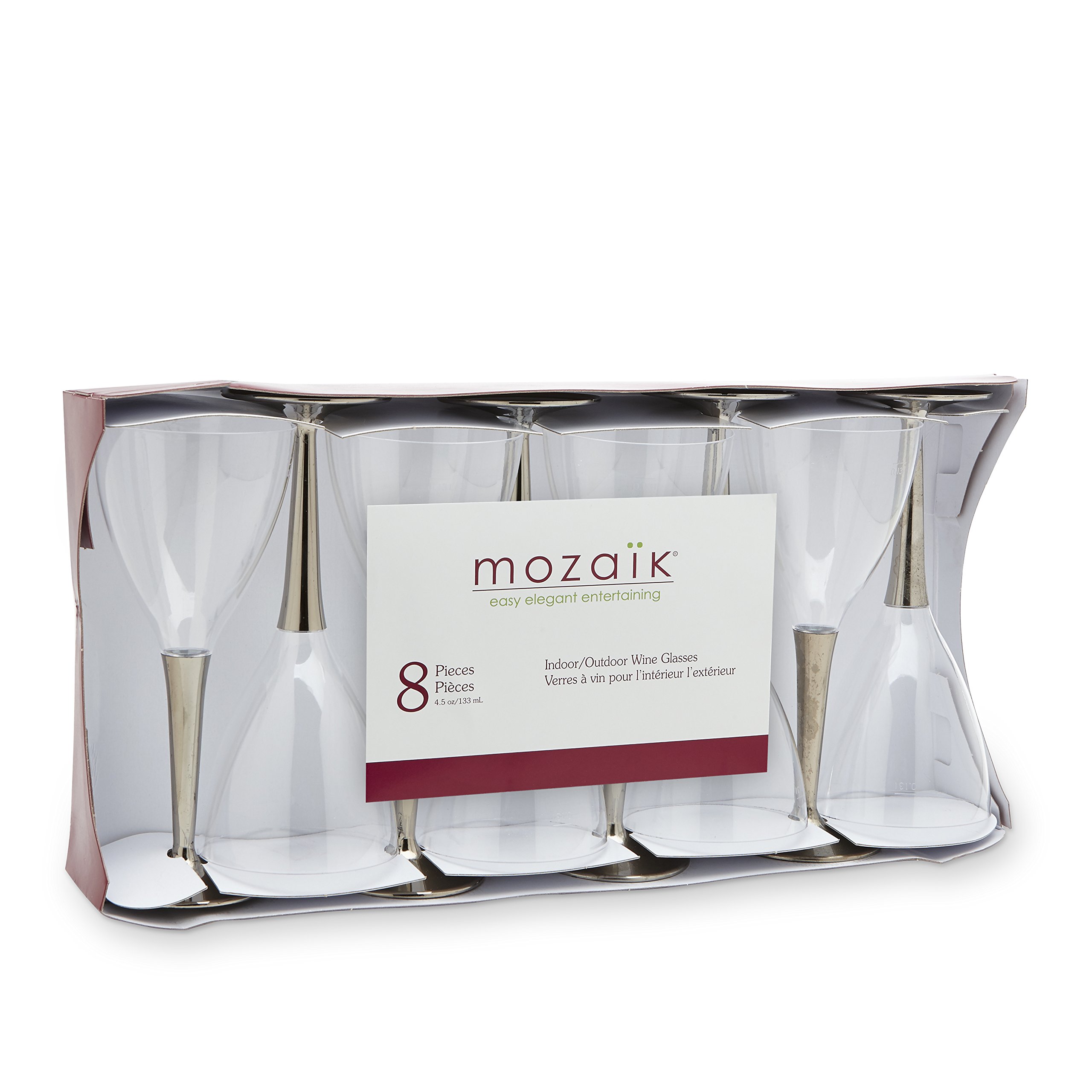 Mozaik 8 ct Wine Glass, Clear