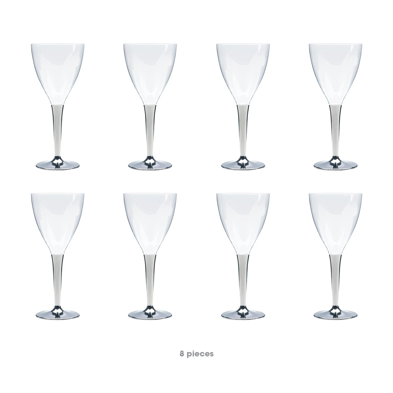 Mozaik 8 ct Wine Glass, Clear