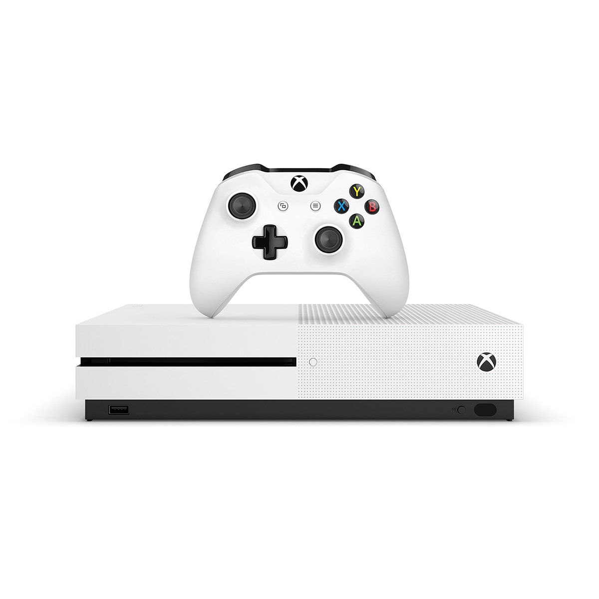 Microsoft Xbox One S FIFA 17 Bundle (500GB) - Game Pad Supported - Wireless - White - AMD Radeon Graphics Core Next - 3840 x 2160-16:9-2160p - Blu-ray Disc Player - 500 GB HDD - Gigabit Ethernet -
