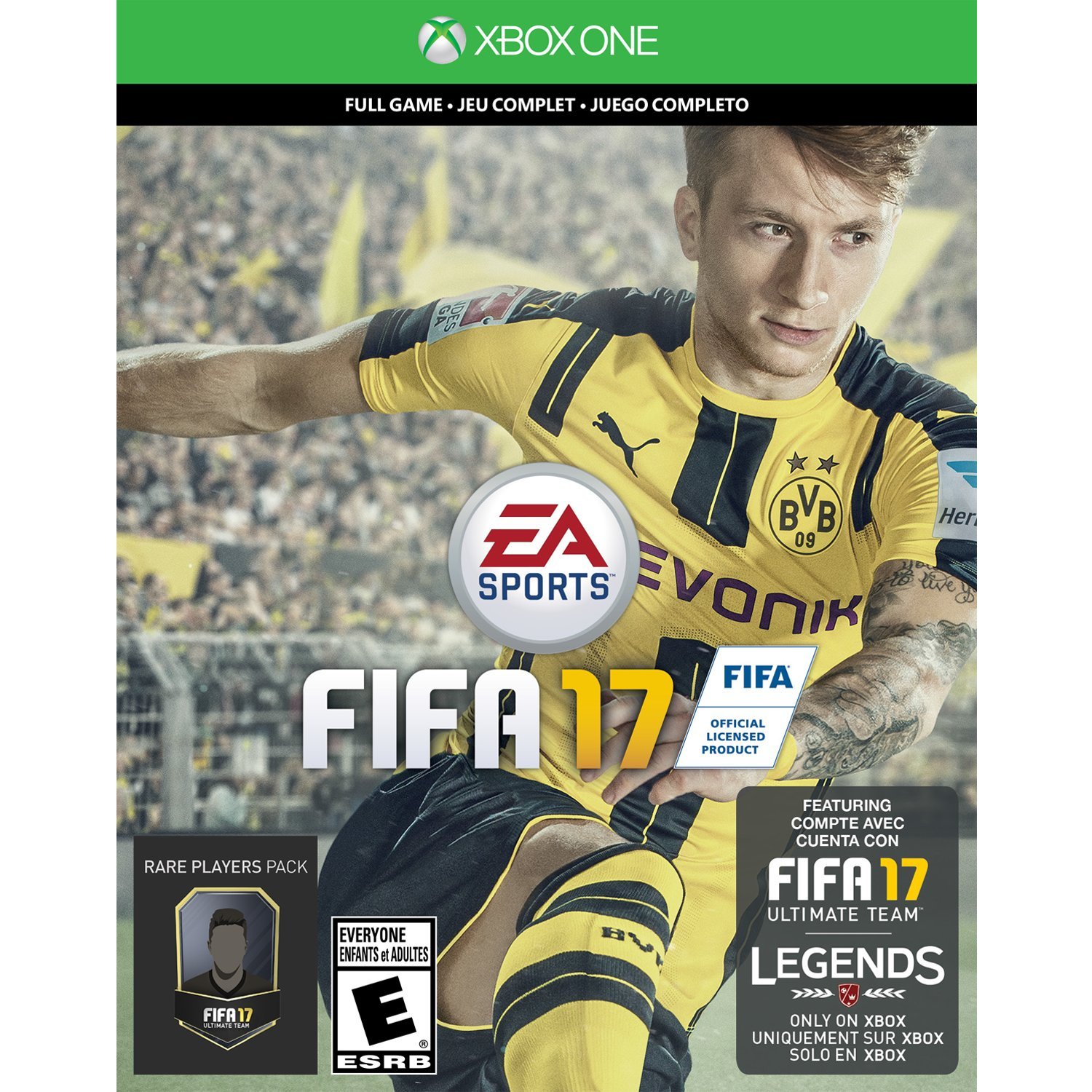 Microsoft Xbox One S FIFA 17 Bundle (500GB) - Game Pad Supported - Wireless - White - AMD Radeon Graphics Core Next - 3840 x 2160-16:9-2160p - Blu-ray Disc Player - 500 GB HDD - Gigabit Ethernet -