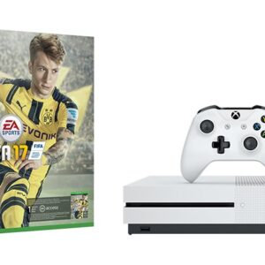 Microsoft Xbox One S FIFA 17 Bundle (500GB) - Game Pad Supported - Wireless - White - AMD Radeon Graphics Core Next - 3840 x 2160-16:9-2160p - Blu-ray Disc Player - 500 GB HDD - Gigabit Ethernet -