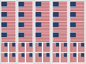 40 tattoos: united states of america flag, american patriotic party favors