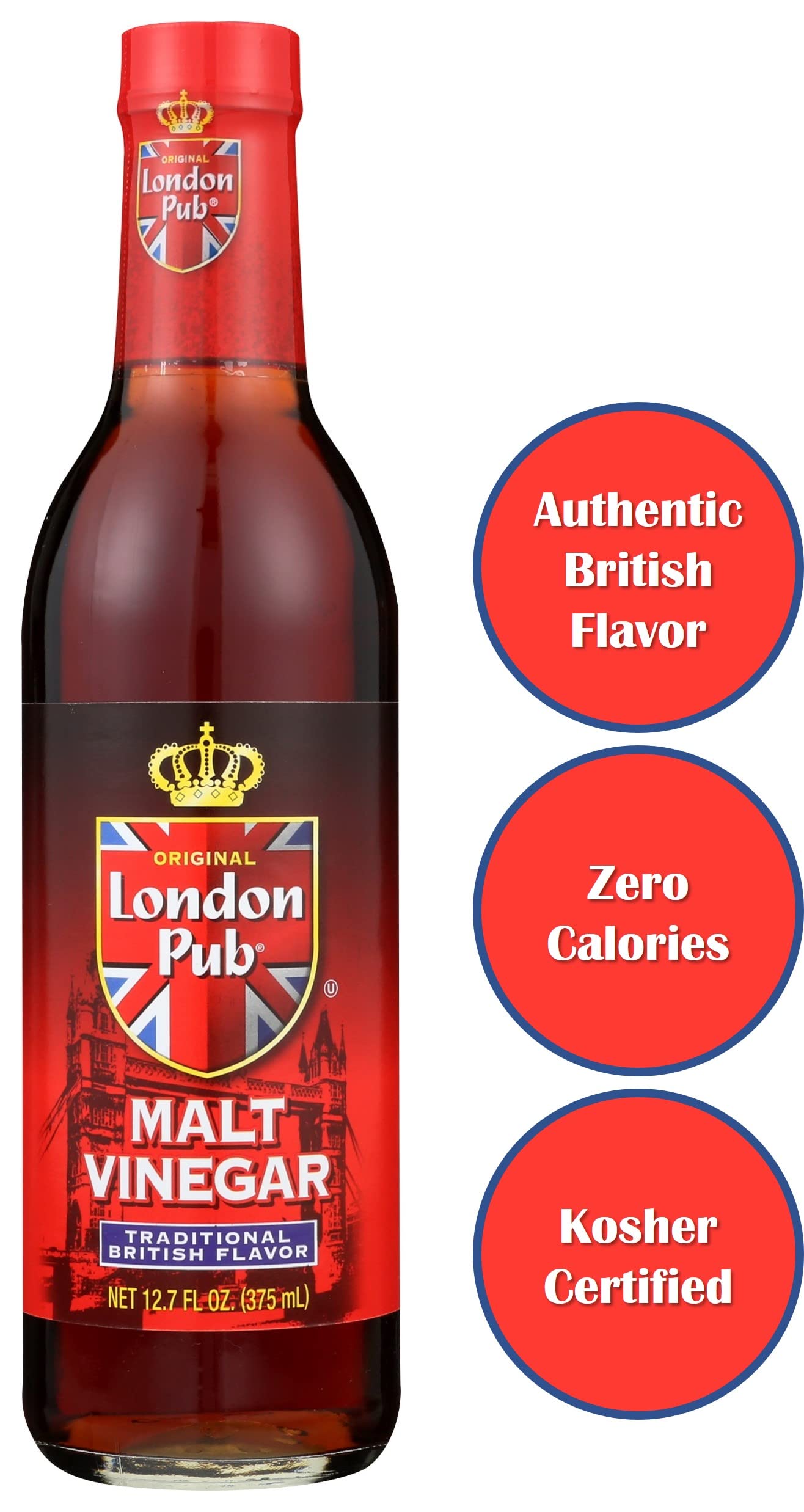 London Pub Malt Vinegar 12.7 OZ(Pack of 2)