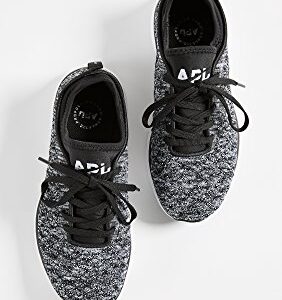 APL: Athletic Propulsion Labs Women's Techloom Phantom Sneakers, Black/White/Melange, 8 B(M) US