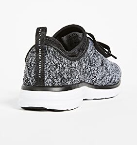 APL: Athletic Propulsion Labs Women's Techloom Phantom Sneakers, Black/White/Melange, 8 B(M) US